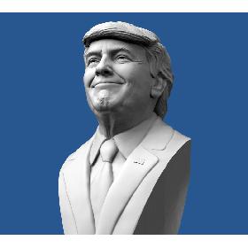3D模型-Donald Trump Bust 3D model
